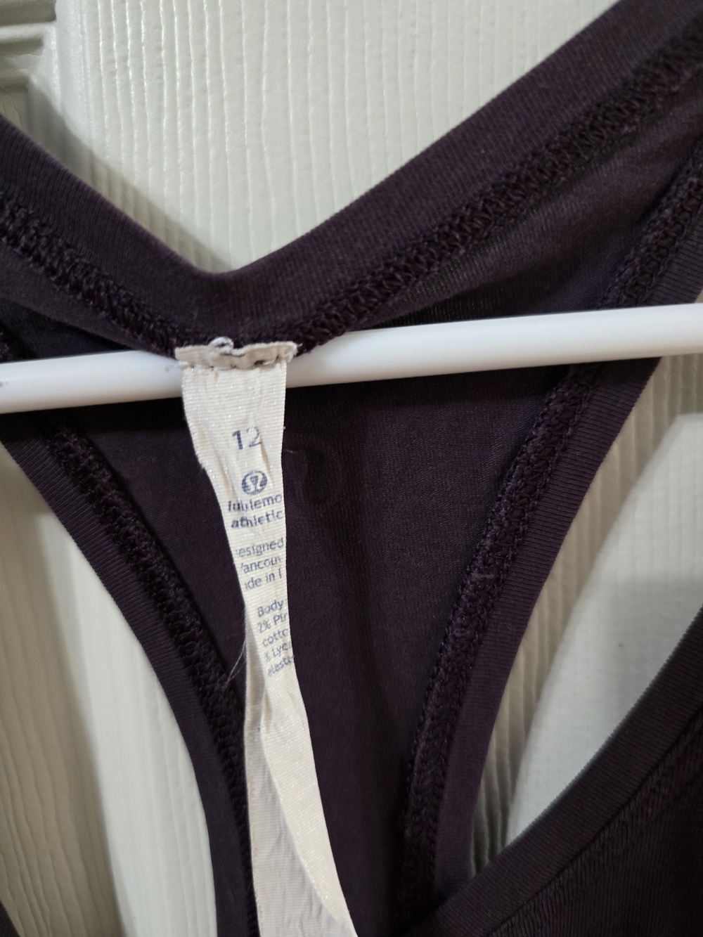 lululemon athletica Racerback Tank - Deep Eggplant - Picture 4 of 4